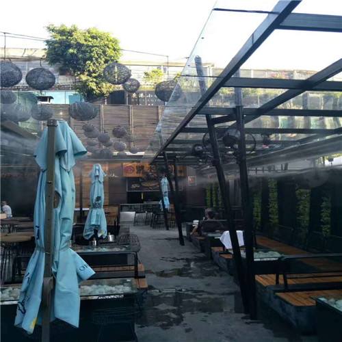 戶(hù)外酒吧噴霧降溫/露天餐廳快速降溫噴霧系統(tǒng)/自動(dòng)化噴霧設(shè)備高效降溫